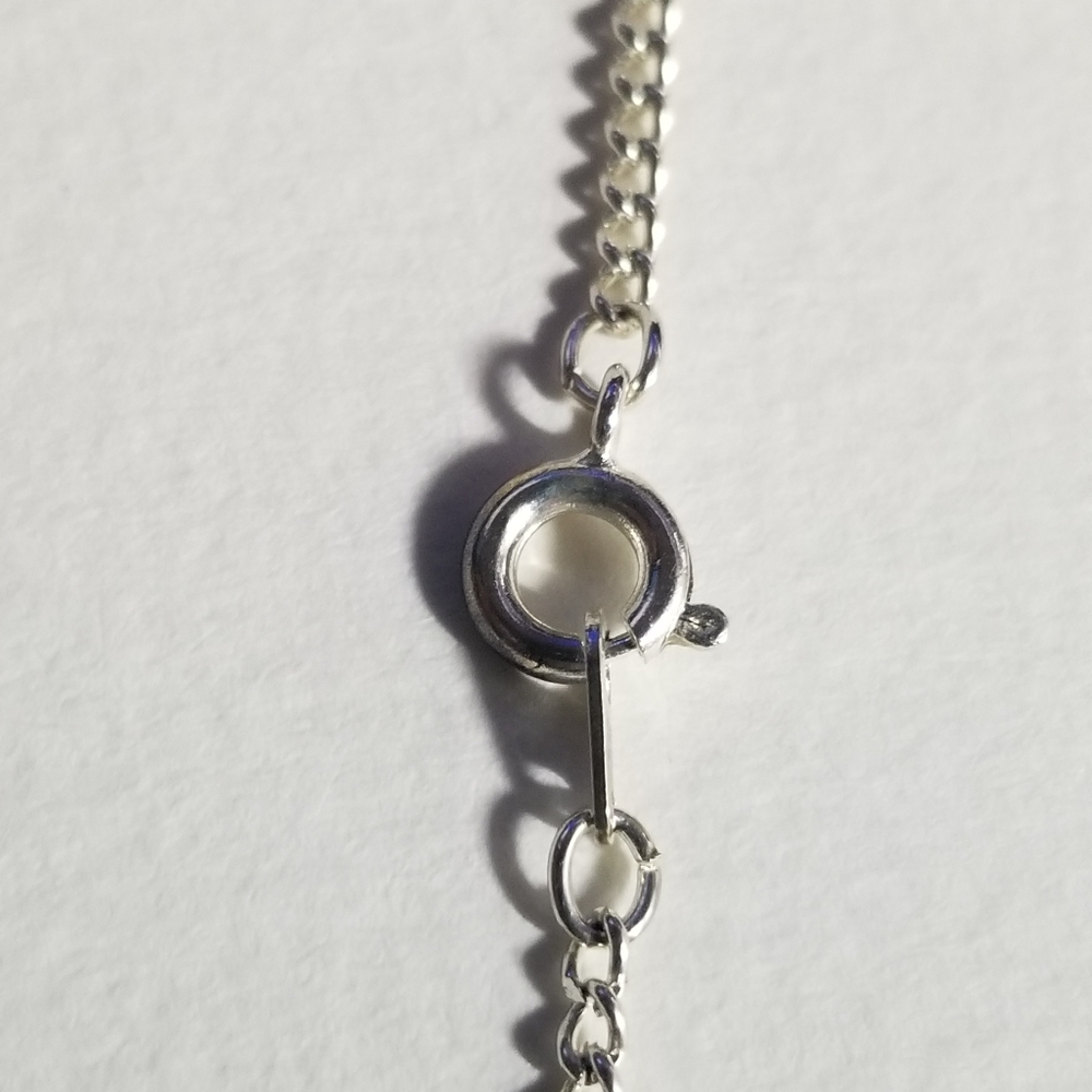 relisted -Vintage slide locket necklace Victorian lady silver tone - Picture 6 of 17